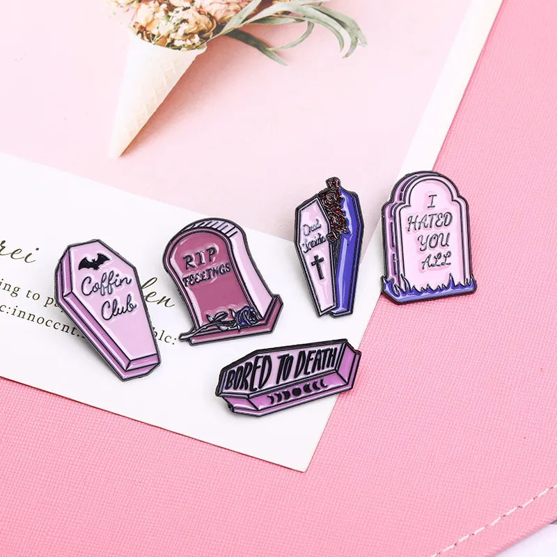 Women Creative Personalized Drip Oil Geometric Zinc Alloy Brooch