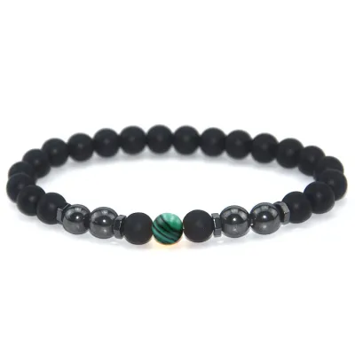 Classic Fashion Colorful Stone Frosted Stone Anklet Jewelry Anklets