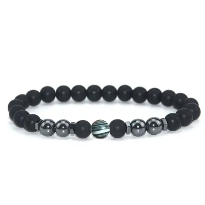 Classic Fashion Colorful Stone Frosted Stone Anklet Jewelry Anklets