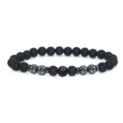 Classic Fashion Colorful Stone Frosted Stone Anklet Jewelry Anklets