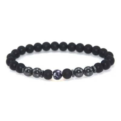 Classic Fashion Colorful Stone Frosted Stone Anklet Jewelry Anklets