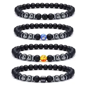 Classic Fashion Colorful Stone Frosted Stone Anklet Jewelry Anklets