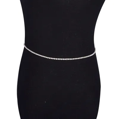 Women Sexy Claw Chain Rhinestone Bikini Waist Body Chain