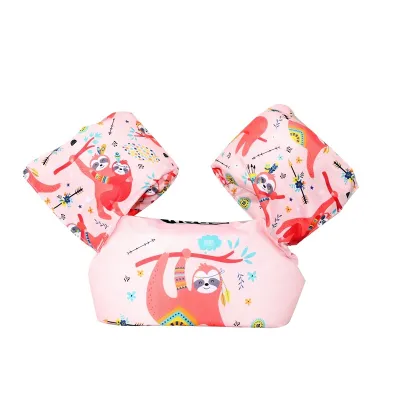 Kids Cute Cartoon Arm Sleeve Swimsuit Foam Safe Swimming Training Float Life Vest