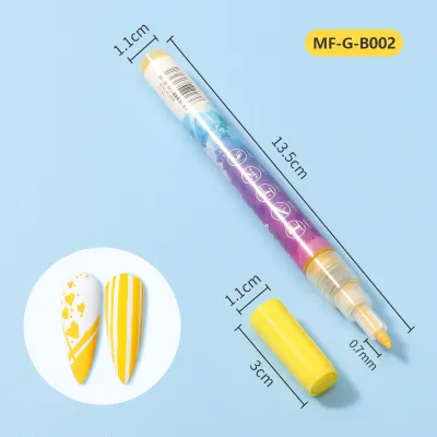 Women Fashion DIY Nail Art Pen Line Drawing Nail Polish Glue Pen