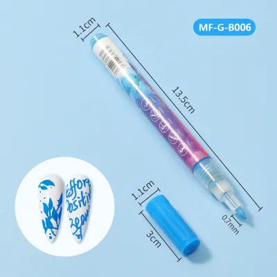 Women Fashion DIY Nail Art Pen Line Drawing Nail Polish Glue Pen