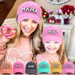 Children Mother Parent-Child Fashion Mini Alphabet Baseball Cap Cotton Dome Hat