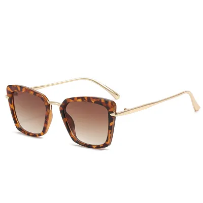 Unisex Fashion Polygon PC+Metal Frame Sunglasses