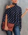 Navy Blue Leaves