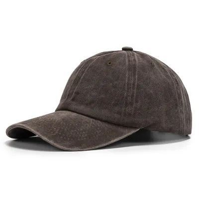 Unisex Retro Curved Brim Sunscreen Soft Dome Cap