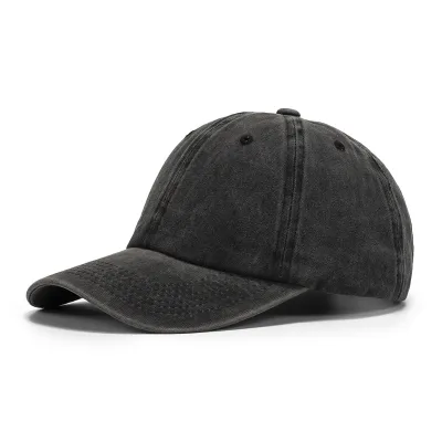 Unisex Retro Curved Brim Sunscreen Soft Dome Cap
