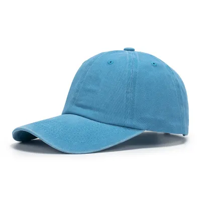 Unisex Retro Curved Brim Sunscreen Soft Dome Cap