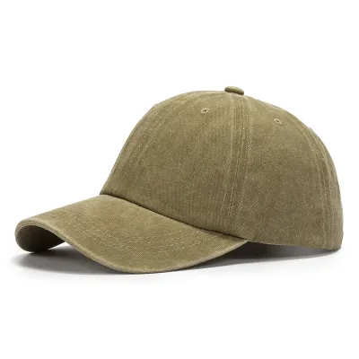 Unisex Retro Curved Brim Sunscreen Soft Dome Cap