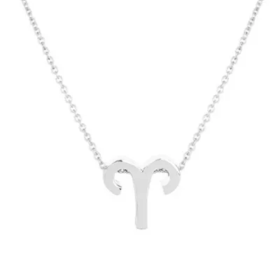 Women Fashion Simple Zodiac Alloy Necklace