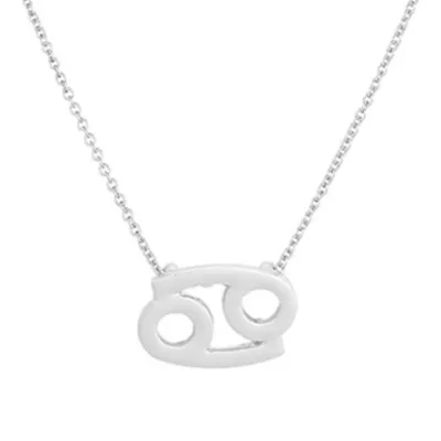 Women Fashion Simple Zodiac Alloy Necklace