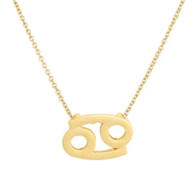 Women Fashion Simple Zodiac Alloy Necklace