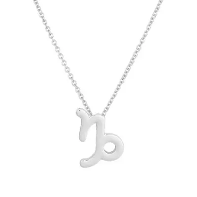 Women Fashion Simple Zodiac Alloy Necklace