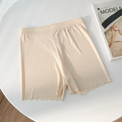 Women Anti-Glare Ice Silk Bermuda Safety Panties