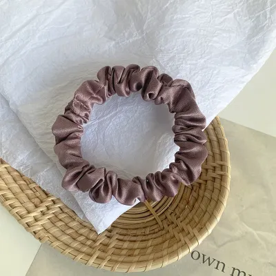 Women Fashion Simple Satin Hair Rope Headdress