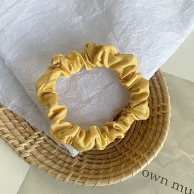 Women Fashion Simple Satin Hair Rope Headdress