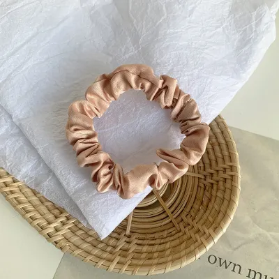 Women Fashion Simple Satin Hair Rope Headdress