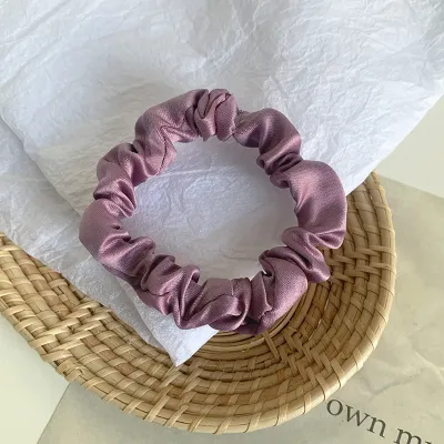 Women Fashion Simple Satin Hair Rope Headdress