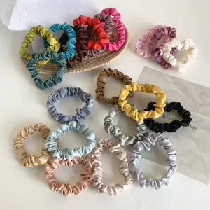 Women Fashion Simple Satin Hair Rope Headdress