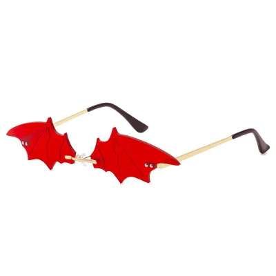 Bat Shaped Women Small Frame Halloween Sunglasses