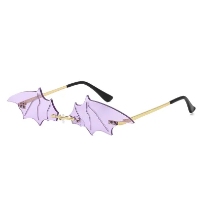 Bat Shaped Women Small Frame Halloween Sunglasses