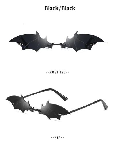 Bat Shaped Women Small Frame Halloween Sunglasses