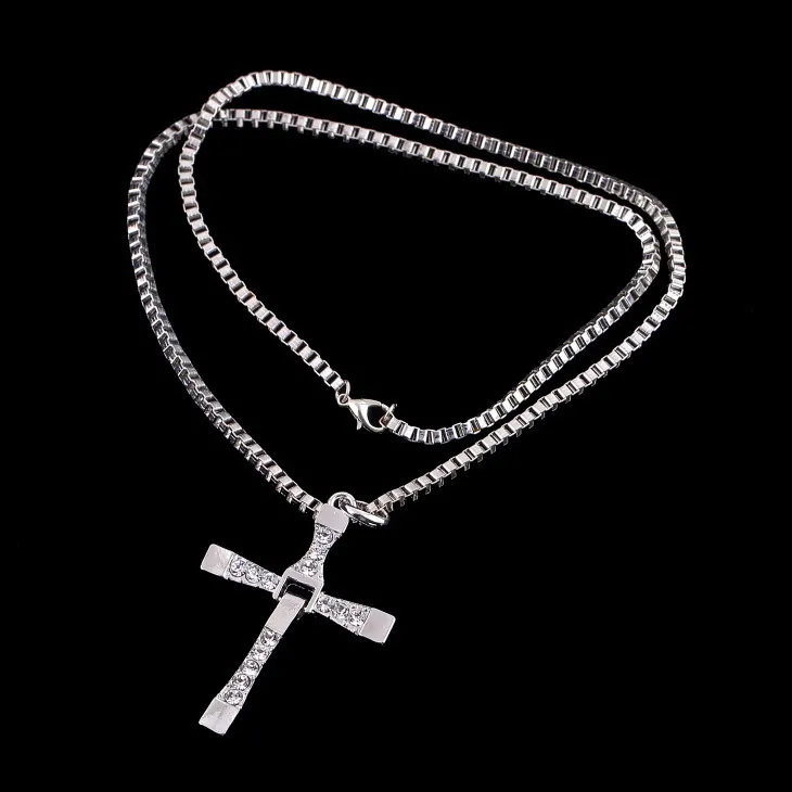 Fashion Unisex Cross Alloy Necklace