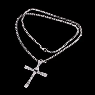 Fashion Unisex Cross Alloy Necklace