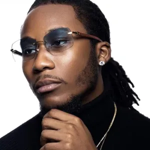 Men Fashion Frameless Square AC Lens Sunglasses