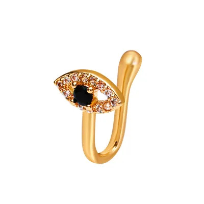 Unisex Fashion Creative Butterfly Floral Snake Nose Ring