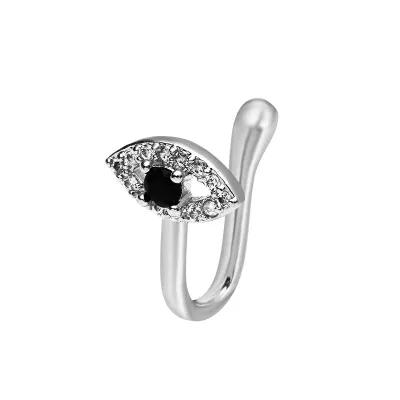 Unisex Fashion Creative Butterfly Floral Snake Nose Ring