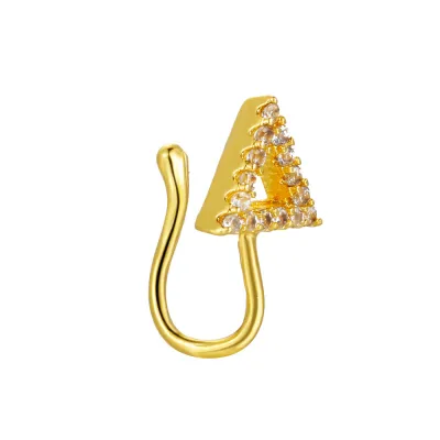 Unisex Fashion Creative Butterfly Floral Snake Nose Ring