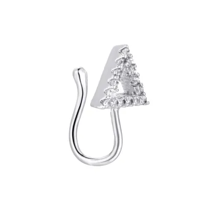 Unisex Fashion Creative Butterfly Floral Snake Nose Ring
