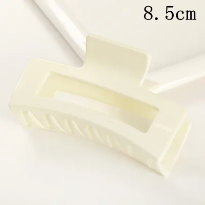 Women's Fashion Frosted Resin Rectangle Hair Claw