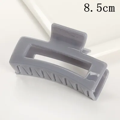 Women's Fashion Frosted Resin Rectangle Hair Claw