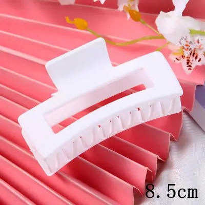 Women's Fashion Frosted Resin Rectangle Hair Claw