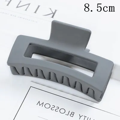 Women's Fashion Frosted Resin Rectangle Hair Claw