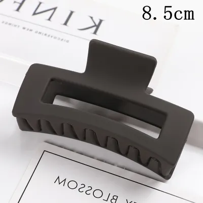 Women's Fashion Frosted Resin Rectangle Hair Claw