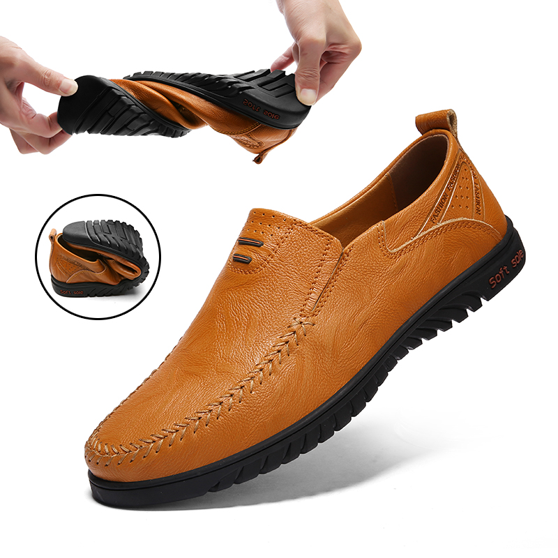 Wholesale Men Casual Leather Low Top Oxford Shoes