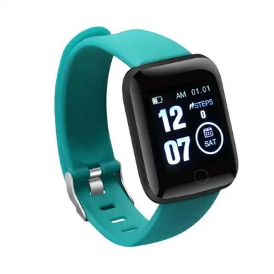 Fashion Silicone Strap Smart Watch with Heart Rate Sports Message Reminder