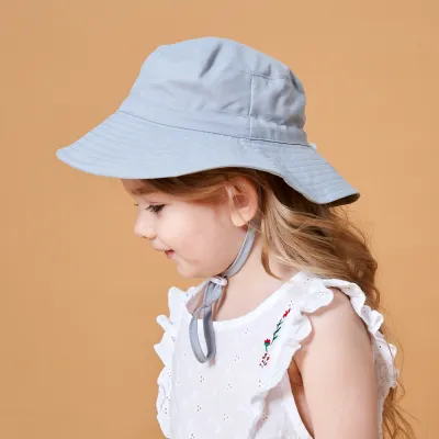 Kids Quick-Dry Breathable Beach Fisherman Hat Sunscreen Adjustable Dome Hat