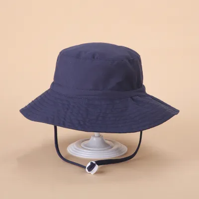 Kids Quick-Dry Breathable Beach Fisherman Hat Sunscreen Adjustable Dome Hat