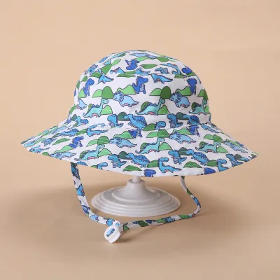 Kids Quick-Dry Breathable Beach Fisherman Hat Sunscreen Adjustable Dome Hat