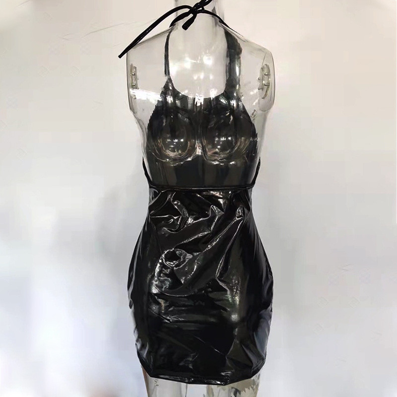 Wholesale Women Edgy Sexy Night Out Backless Solid Color