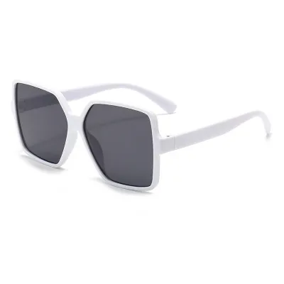 Women Fashion Large Square Frame AC PC All-Match Sunglasses