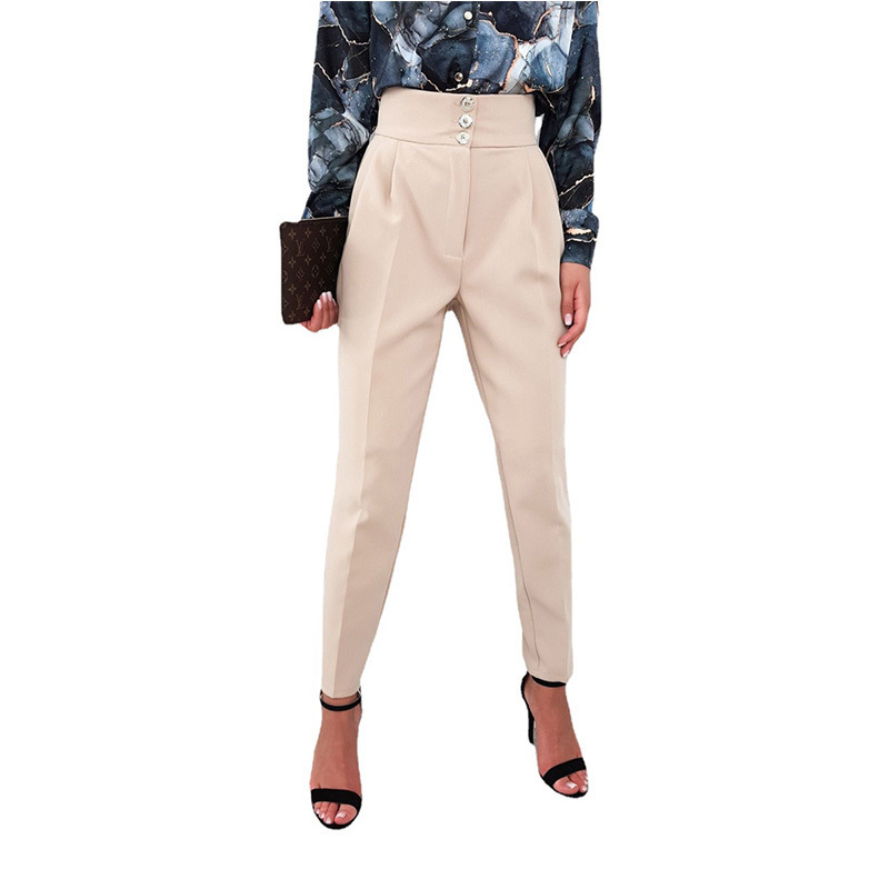 パンツ DEPARTMENT 5 Women Straight Pants DP0372TS0176 004 BEIGE HUPOM Dress Pants Women Pants For Women Chinos Mid Waist